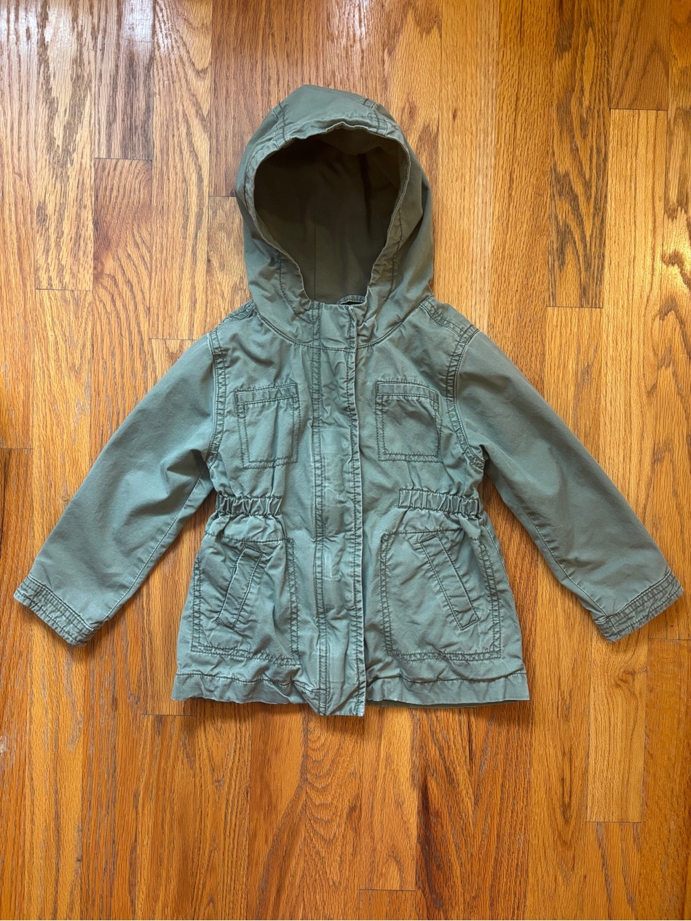 Old Navy Hooded Utility Jacket for Toddler Girls, 3T